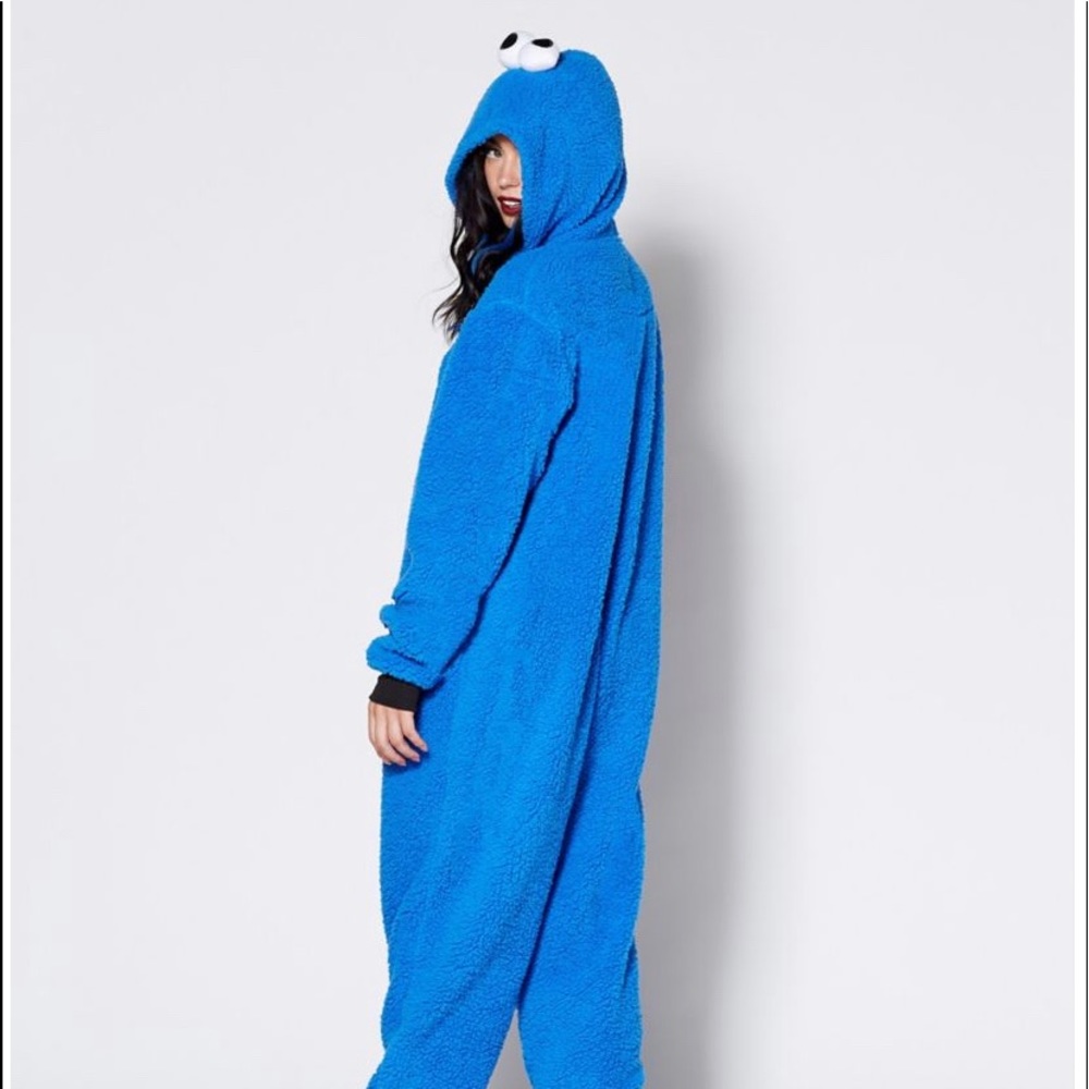 Cookie Monster onesie pajamas/ costume